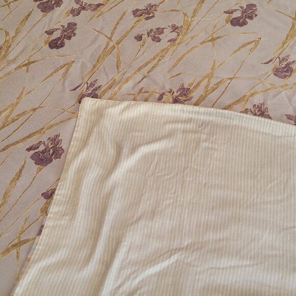 Handmade Reversible Iris Duvet Cover - Picture 6 of 7